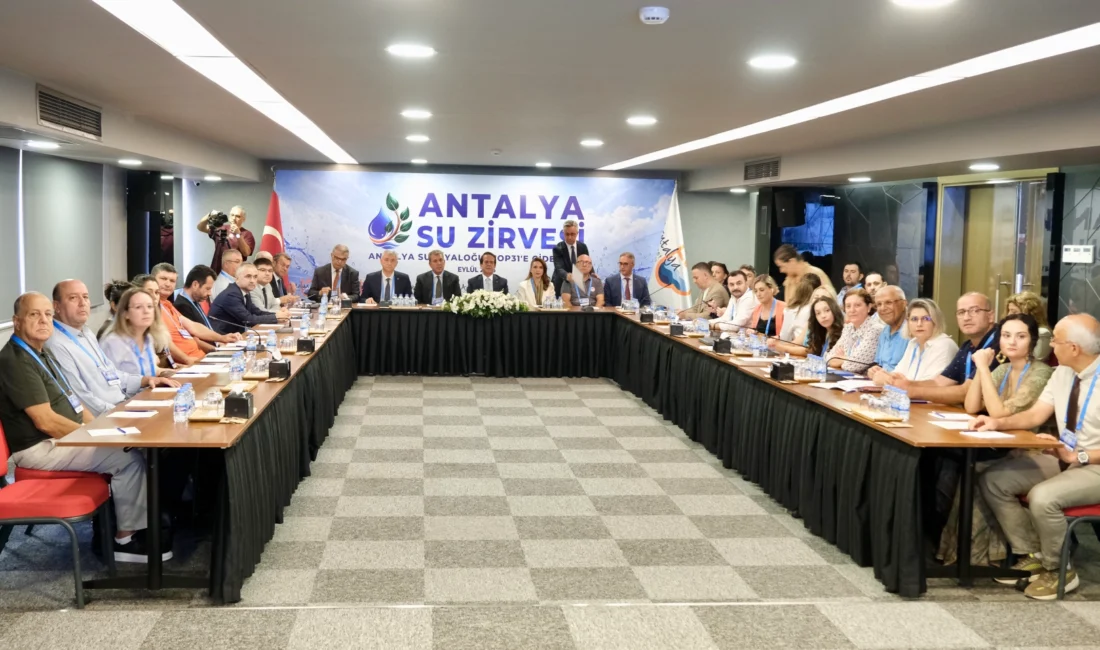  Antalya’da düzenlenen Su Diyaloğu