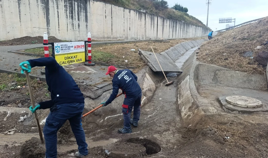  Büyükşehir Belediyesi ekipleri, Kocaeli’de